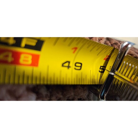 Handmade Multicolor Crocheted Blanket 72" X 78" Boho Style With Fringe - Picture 8 of 9